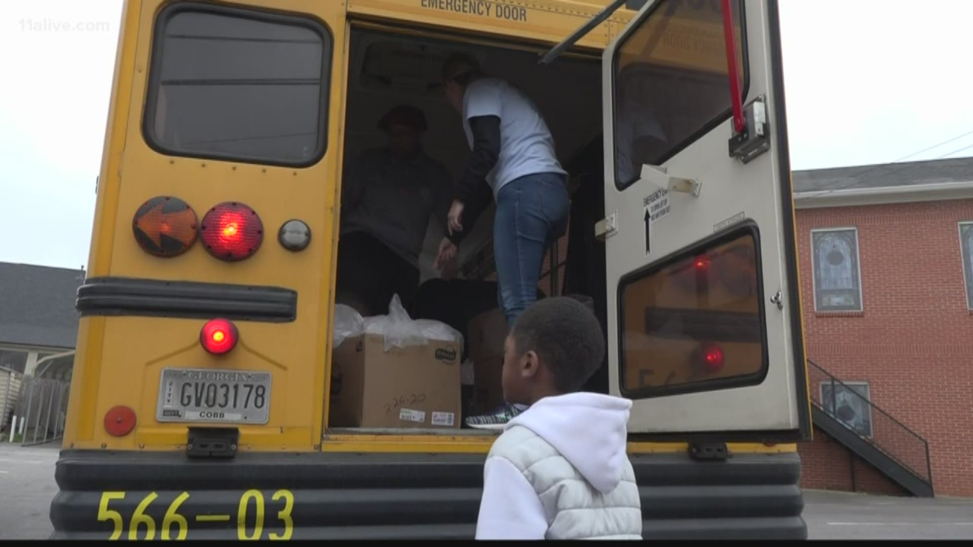 School districts across Metro Atlanta are figuring out the best way to support families and feed children during the extended coronavirus school closures.