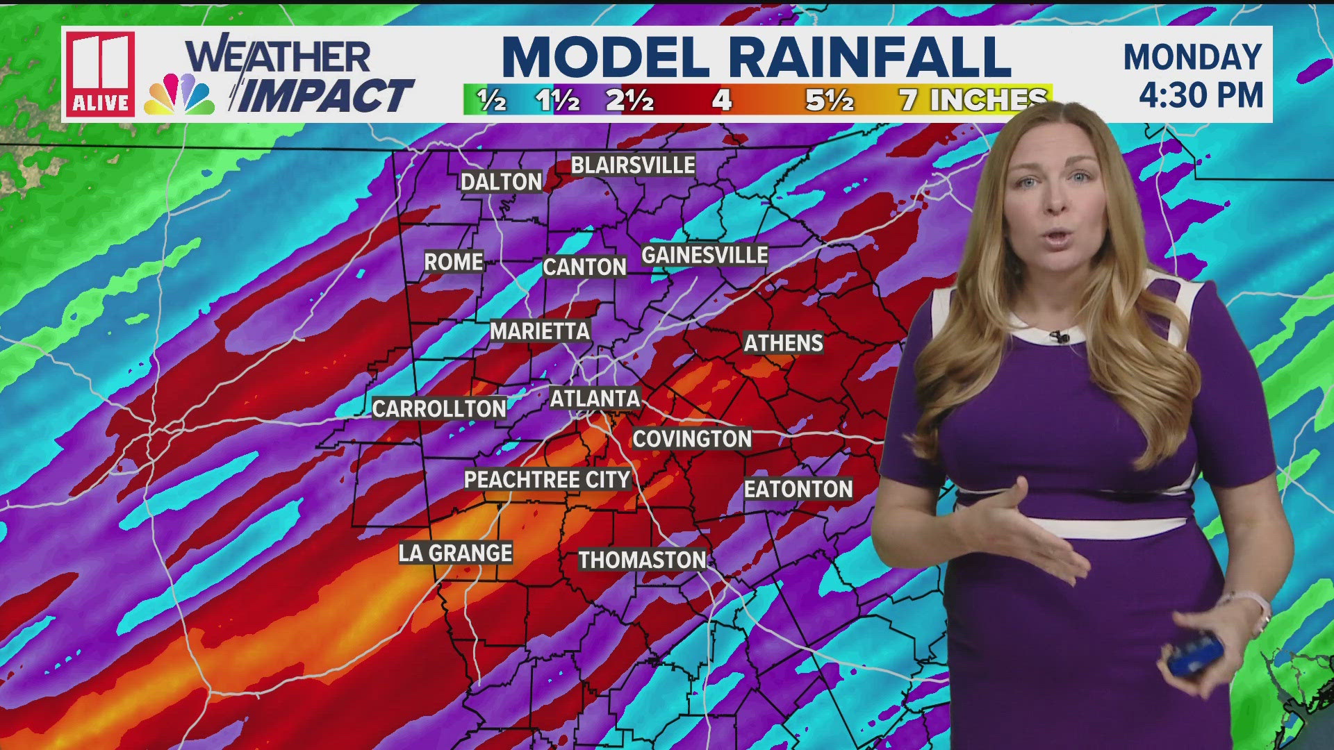 11Alive Meteorologists Chris Holcomb and Nicole Hartford have the details.