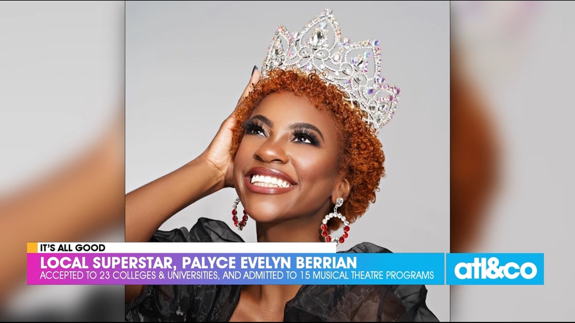 An American Teen superstar! Pebblebrook High's Palyce Evelyn Berrian has been accepted to 23 colleges and universities and 15 musical theatre programs.
