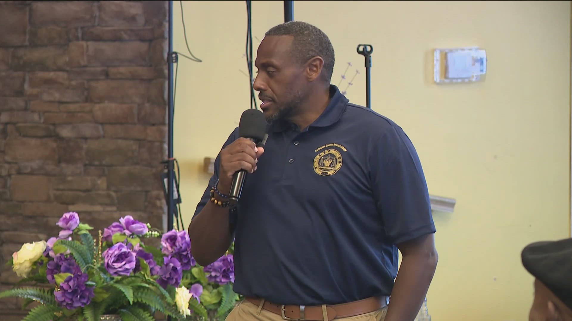 Neighbors crowded into a town hall at a local church to try and sort through possible solutions.