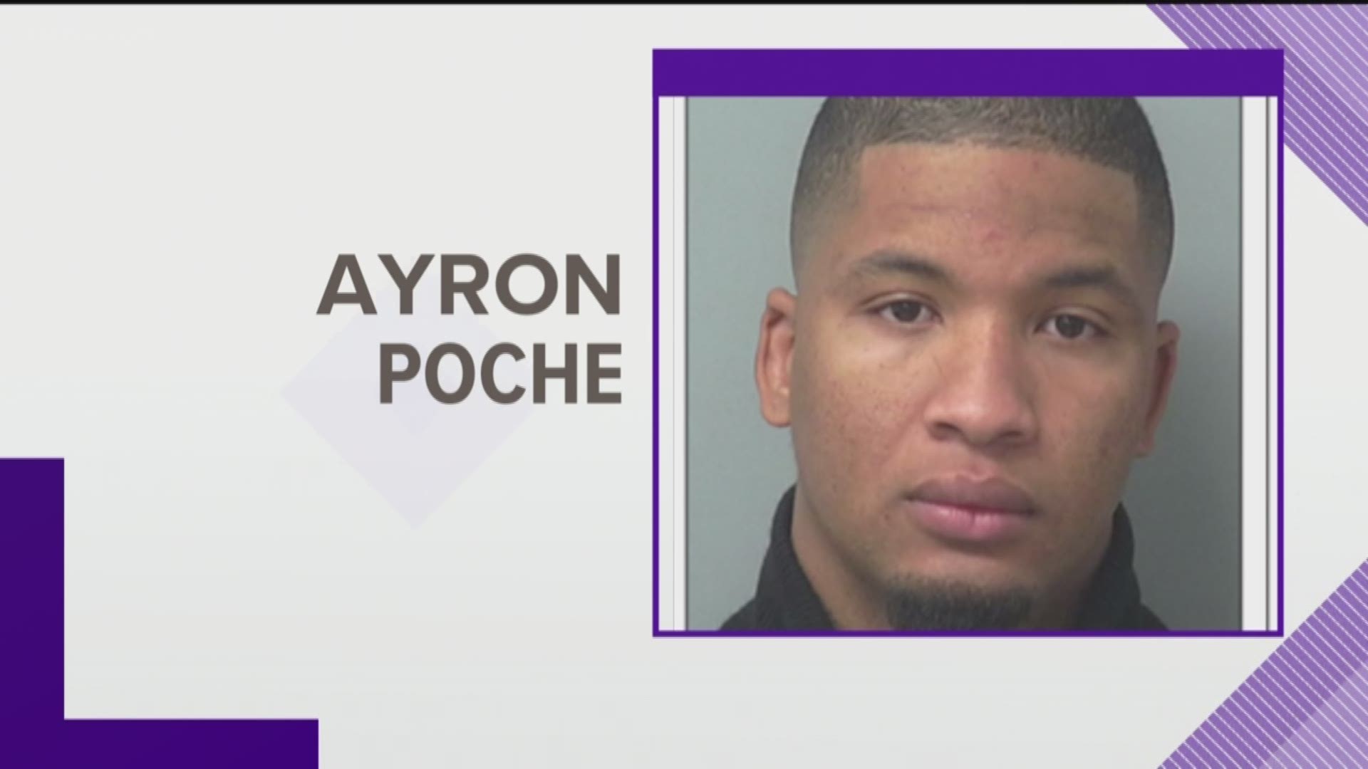 Authorities said the driver, later identified as 24-year-old Ayron A. Poche, fled the scene, leaving behind his 2004 Toyota Camry, which was impounded for processing.