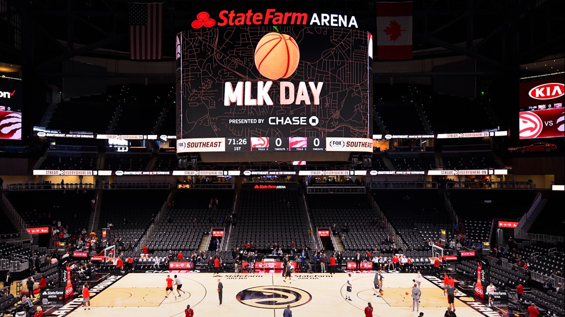 Atlanta Hawks on X: Introducing the new 'MLK Wall' inside @StateFarmArena,  a special tribute to the life and legacy of Dr. Martin Luther King Jr. 🙌   / X