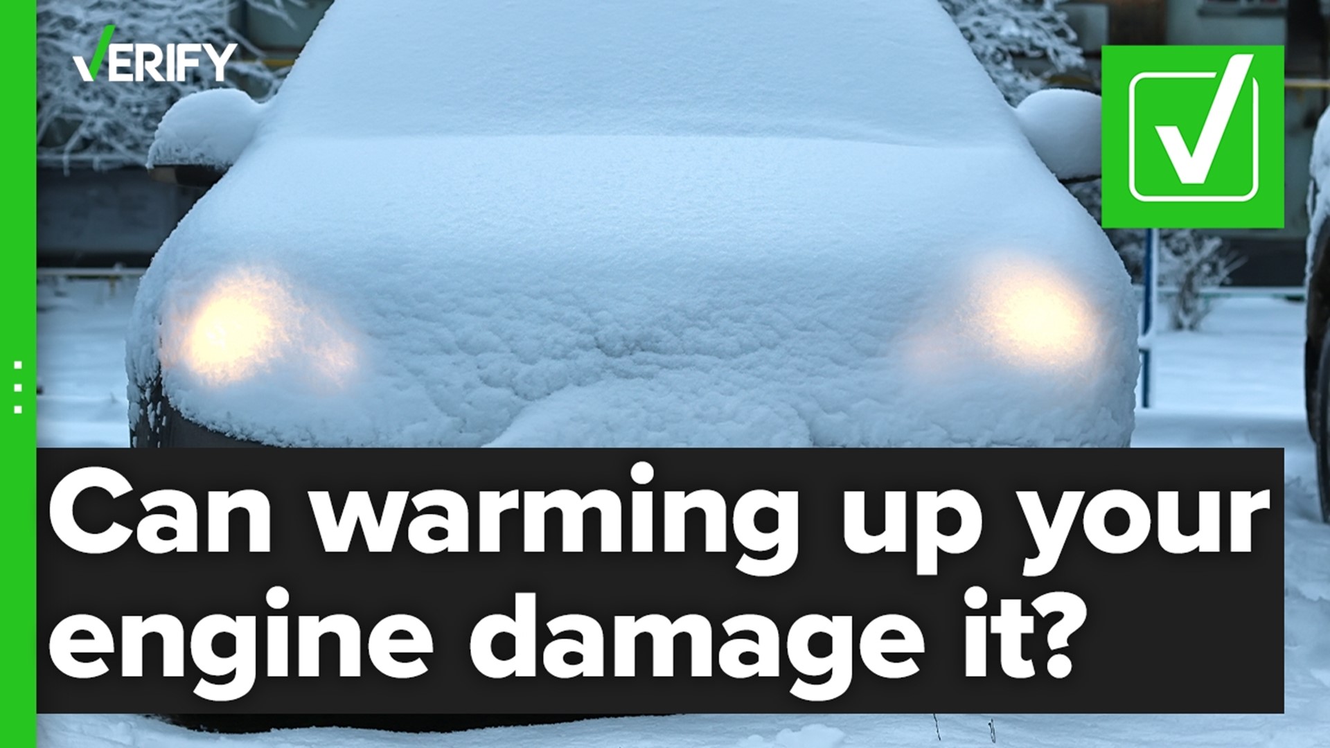 Letting your car idle when it’s cold outside can shorten the life of your engine.