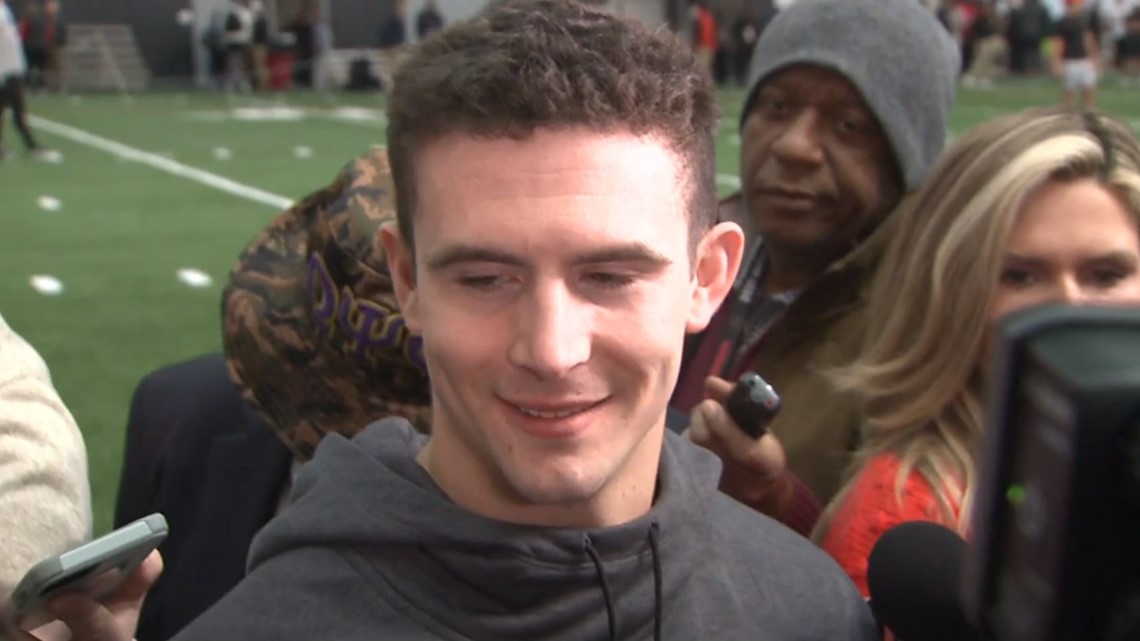 Stetson Bennett says throwing to his brother at UGA Pro Day was &lsquo;pretty