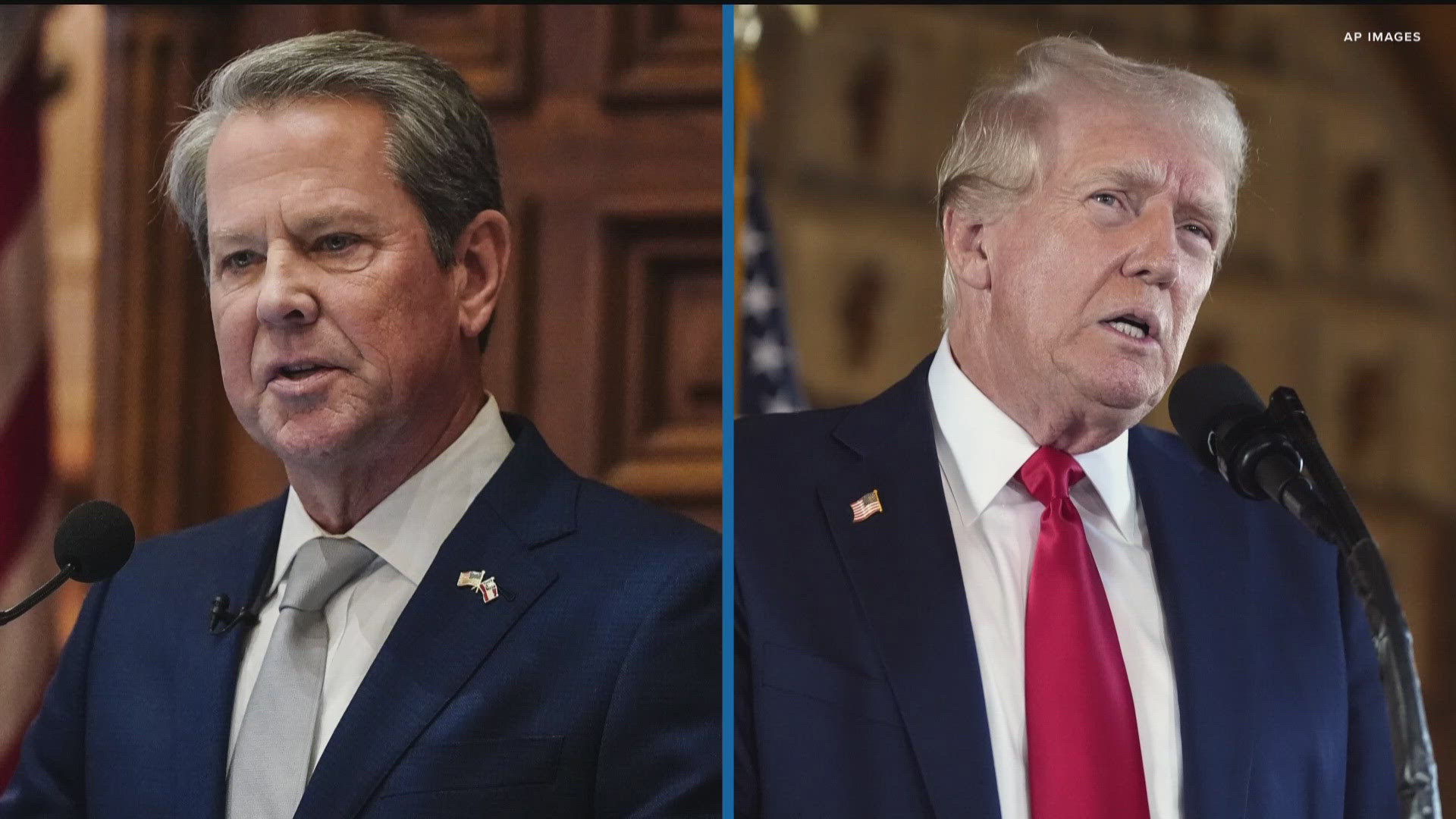 Donald Trump won’t be there, but Gov. Brian Kemp will, marking a major shift in the two Republicans' troubled relationship for years.