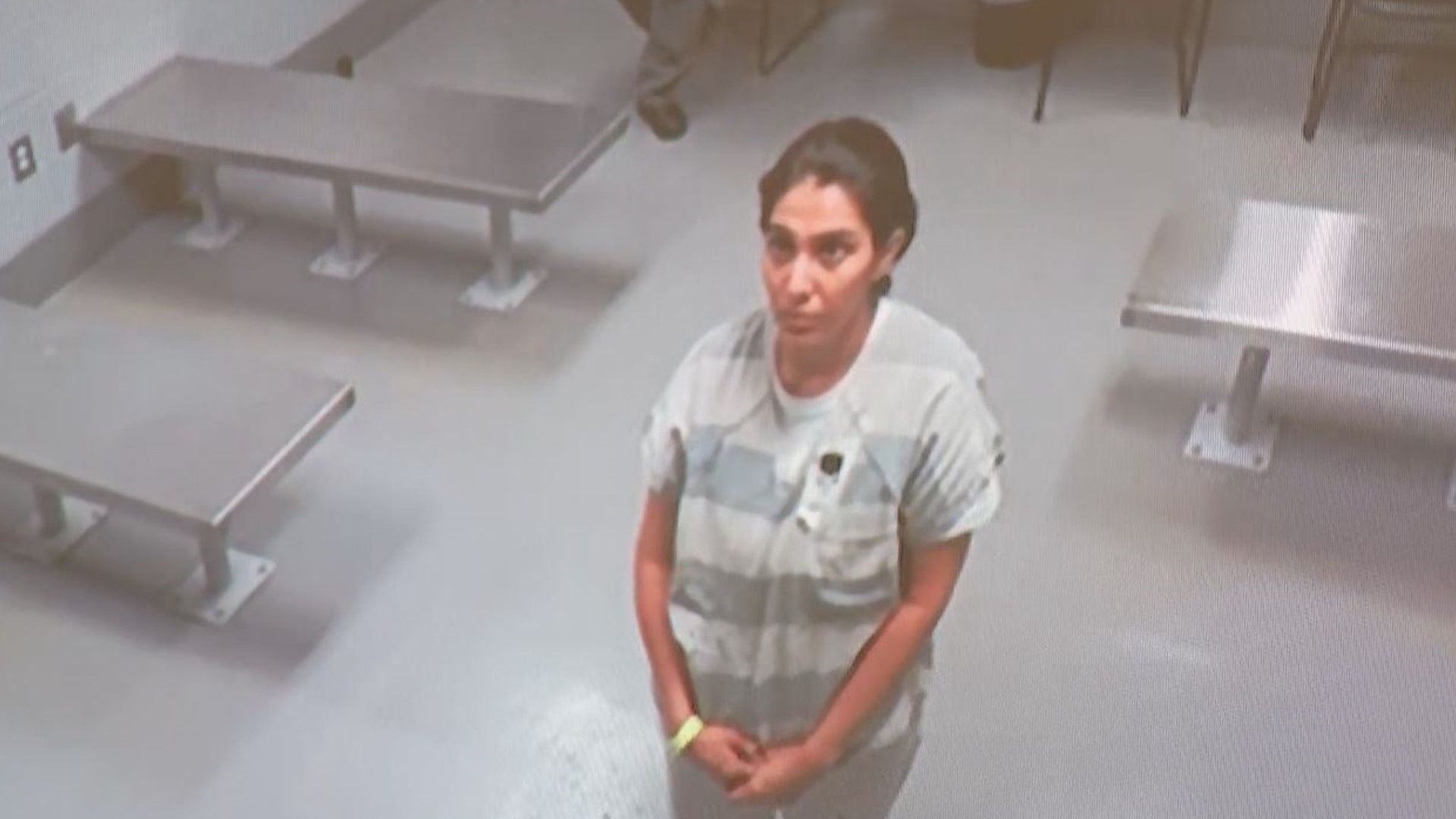 Karima Jiwani had her first court appearance Saturday where prosecutors asked the judge to deny her bond for fear she is a flight risk.