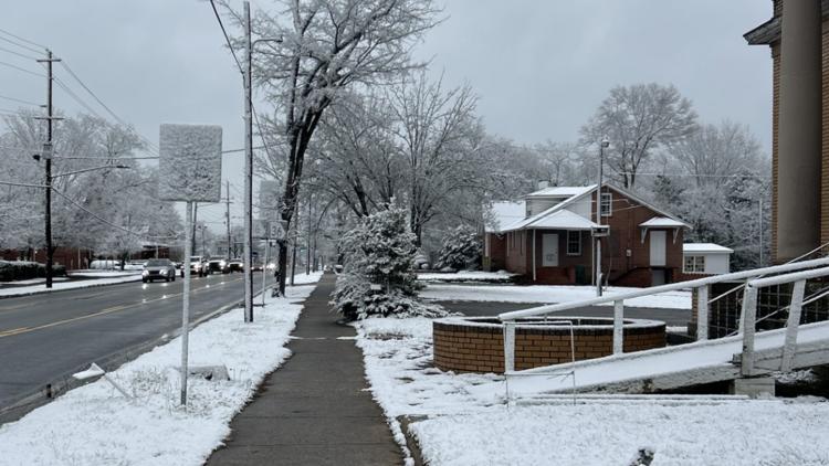 Snowing In Georgia Where did it snow in Georgia on Sunday? Pictures, videos of winter ...