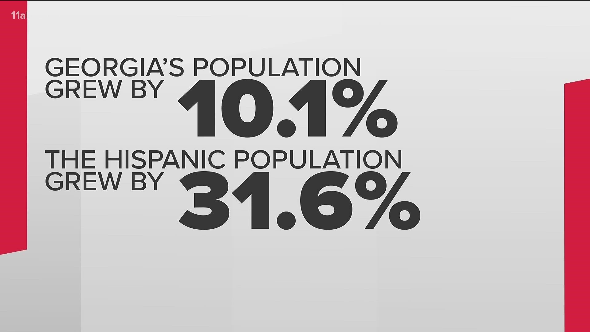 While the Hispanic community in Georgia grew by more than 31% in the past decade, experts believe the numbers could be undercounted due to the pandemic.