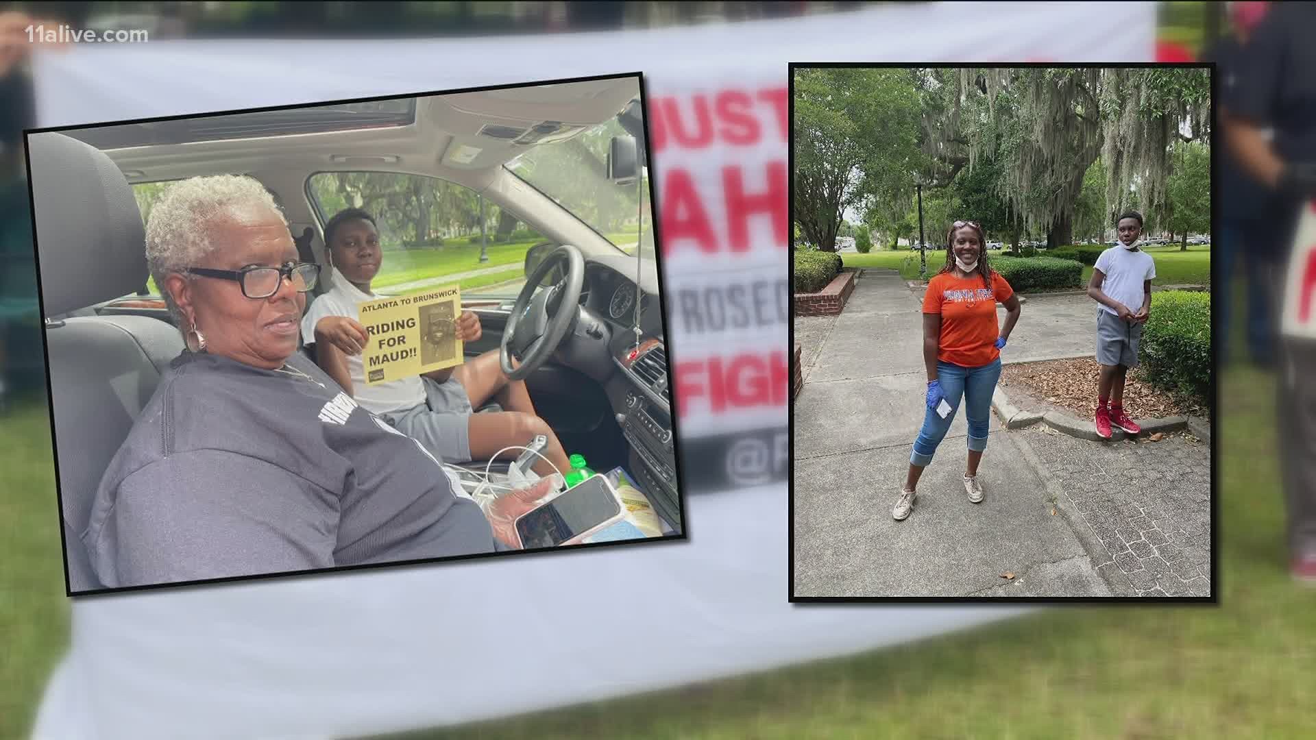 As hundreds gathered to "Ride For Maude," living link to Civil Rights legends of the past waited quietly in her car.