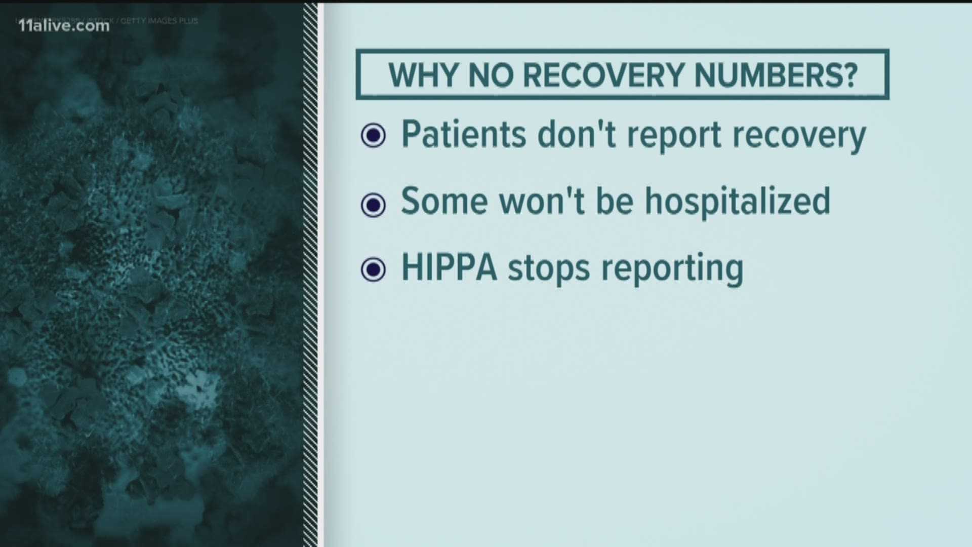 Many won't call their doctor and report that they have recovered.