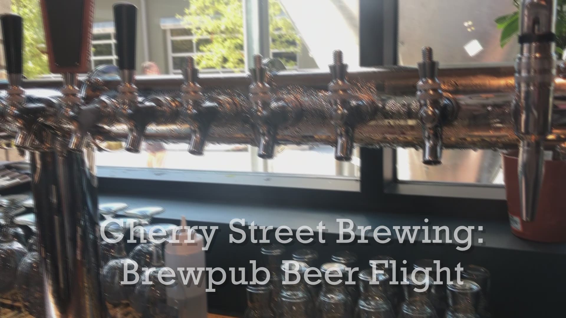 Video of Cherry Street Brewing and their beer flight.