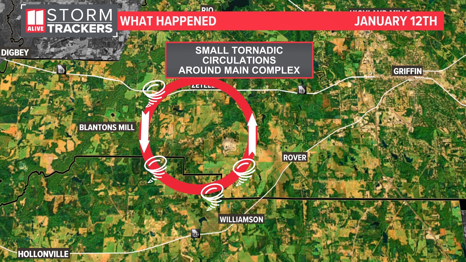 NWS reanalyzes Georgia tornadoes on Jan. 12, 2023 | 11alive.com