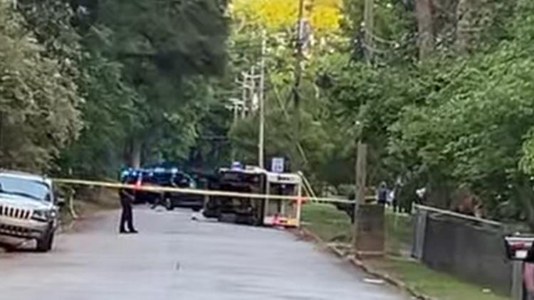 Postal worker dies after being pinned under USPS truck that flipped in ...