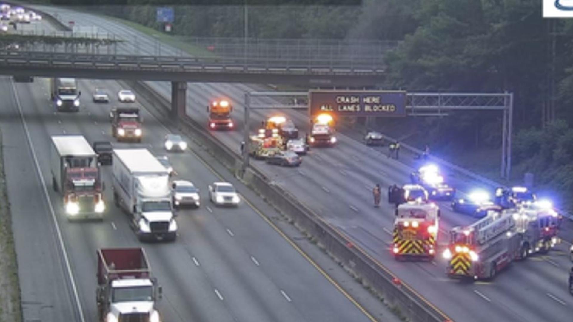 I 285 traffic lanes blocked past Moreland Ave | 11alive.com