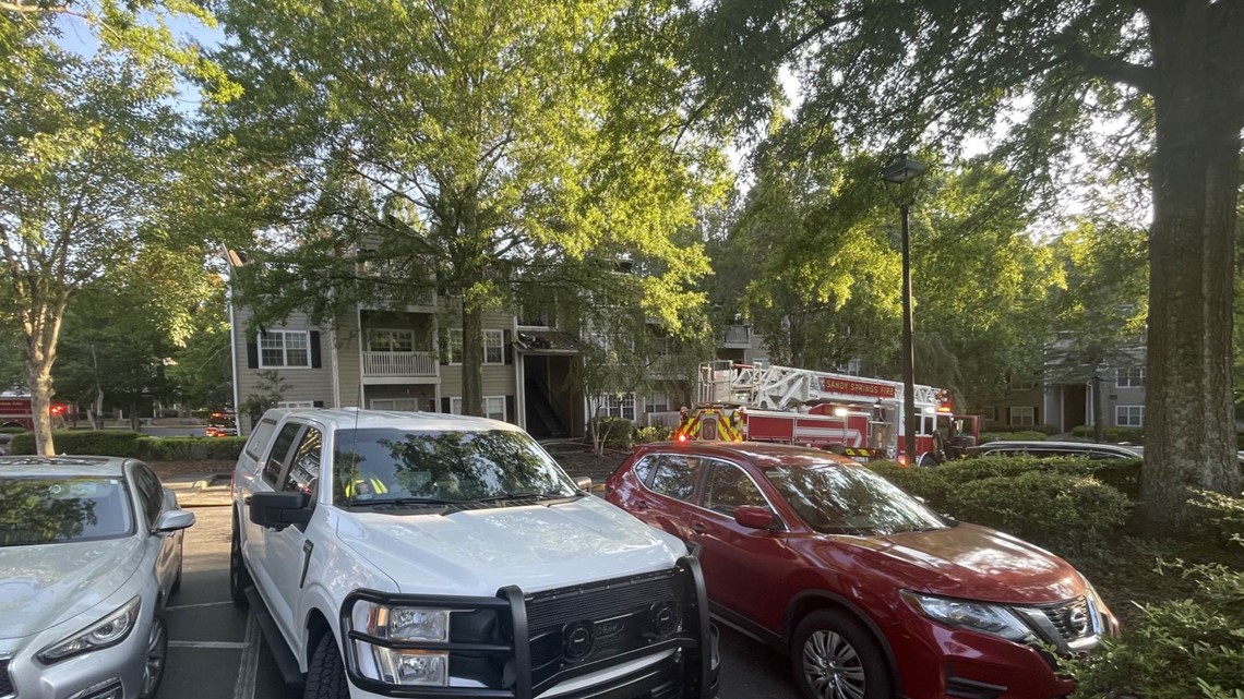Fire at Avia North Springs Apartments in Sandy Springs