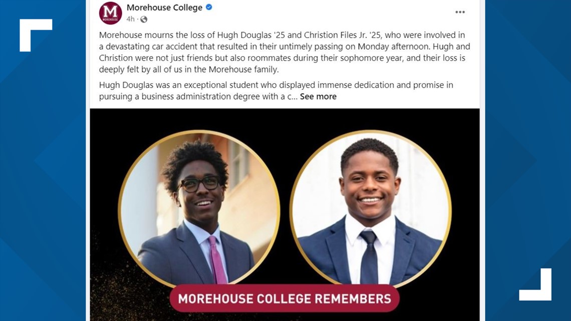 Two Students Killed In Car Crash: Morehouse College | 11alive.com