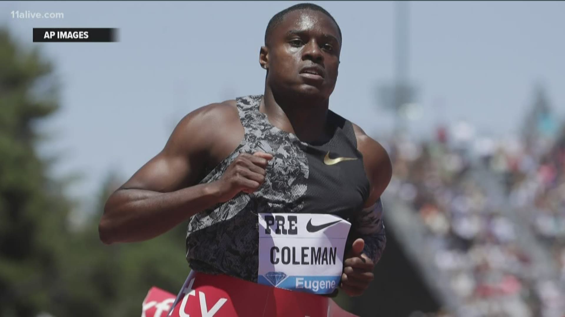 Coleman is the reigning U.S. champion and a favorite in the 100 meters, a distance at which he holds the world-leading time over the past three years.