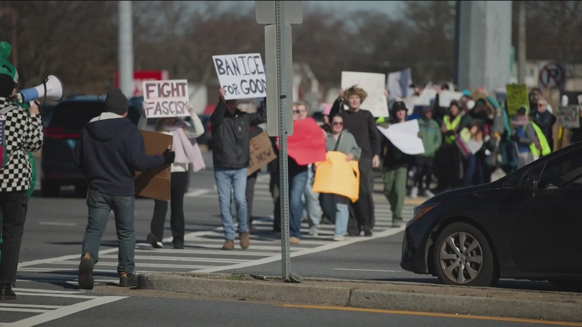 ICE protest activity around metro Atlanta on Sunday | 11alive.com