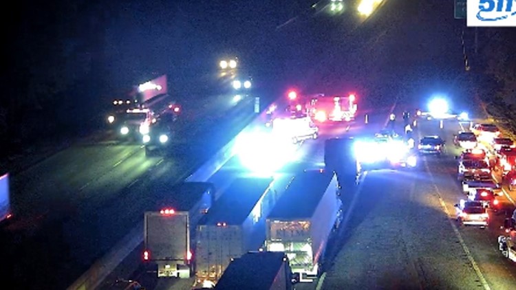 One person killed in motorcycle wreck that shut down I-285 in DeKalb County