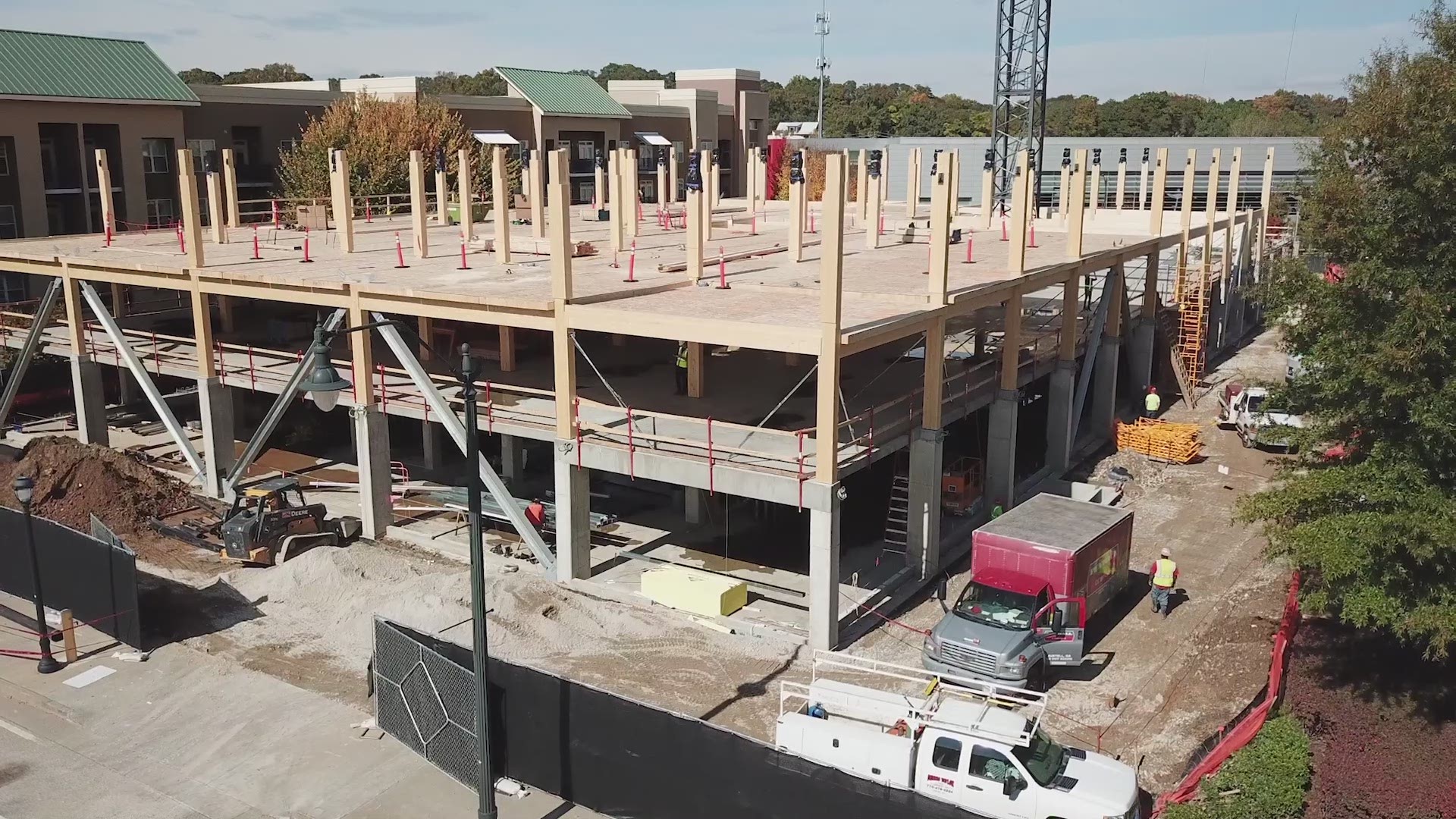 T3 West Midtown is the region’s first timber-framed office project.