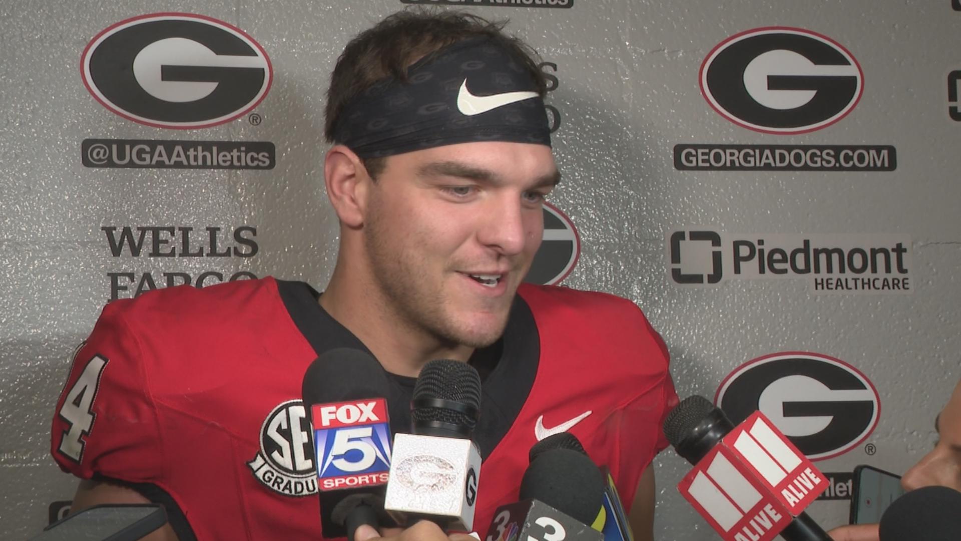 Stockton showed off his dual threat abilities in UGA's season-opening win over Marshall.