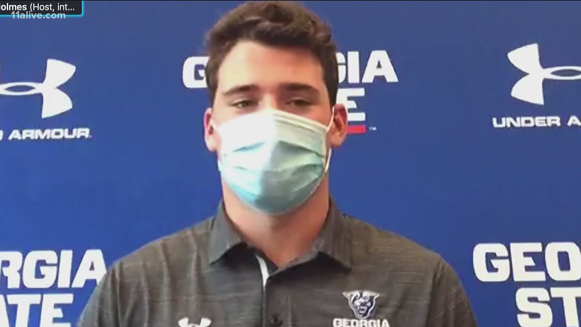 Mikele Colasurdo spoke out Tuesday, warning other athletes to take the virus serious.