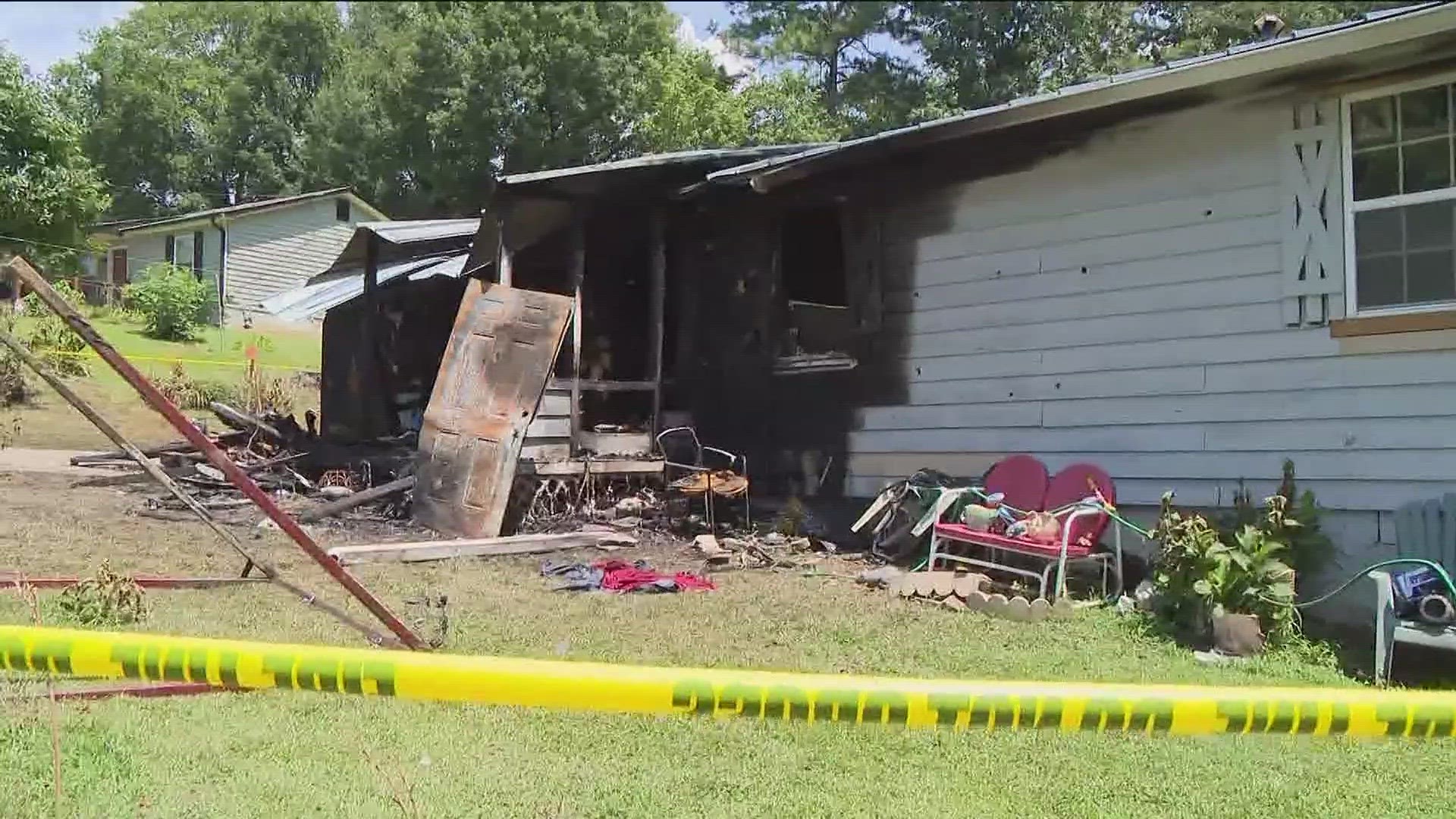 One woman has died after a house fire in Cobb County on Wednesday, according to fire crews.