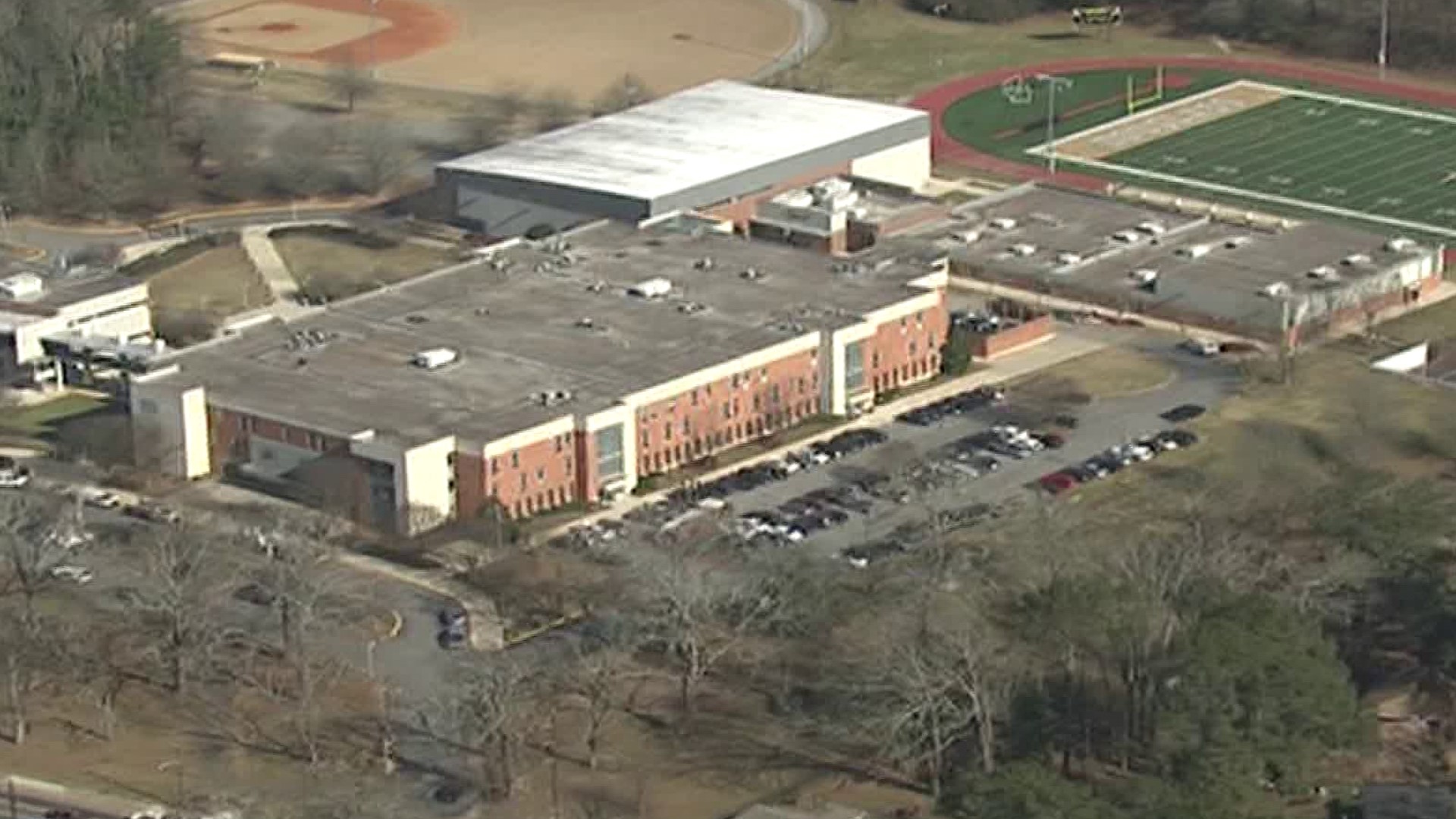 A small fire at Frederick Douglass High School in Atlanta forced an evacuation Thursday afternoon, a spokesperson with the Atlanta Fire Department said.