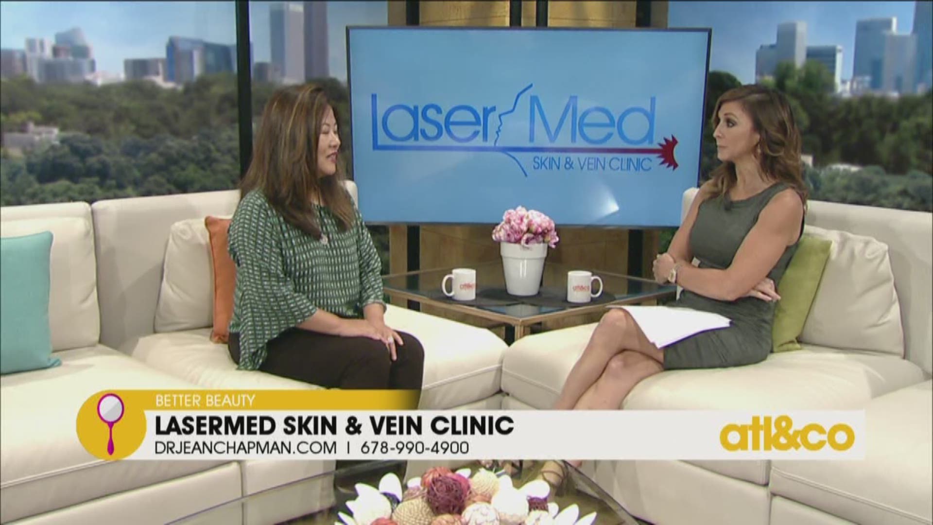 Dr. Jean Chapman shares the benefits of Ultherapy and CO2 Restoration on 'Atlanta & Company'