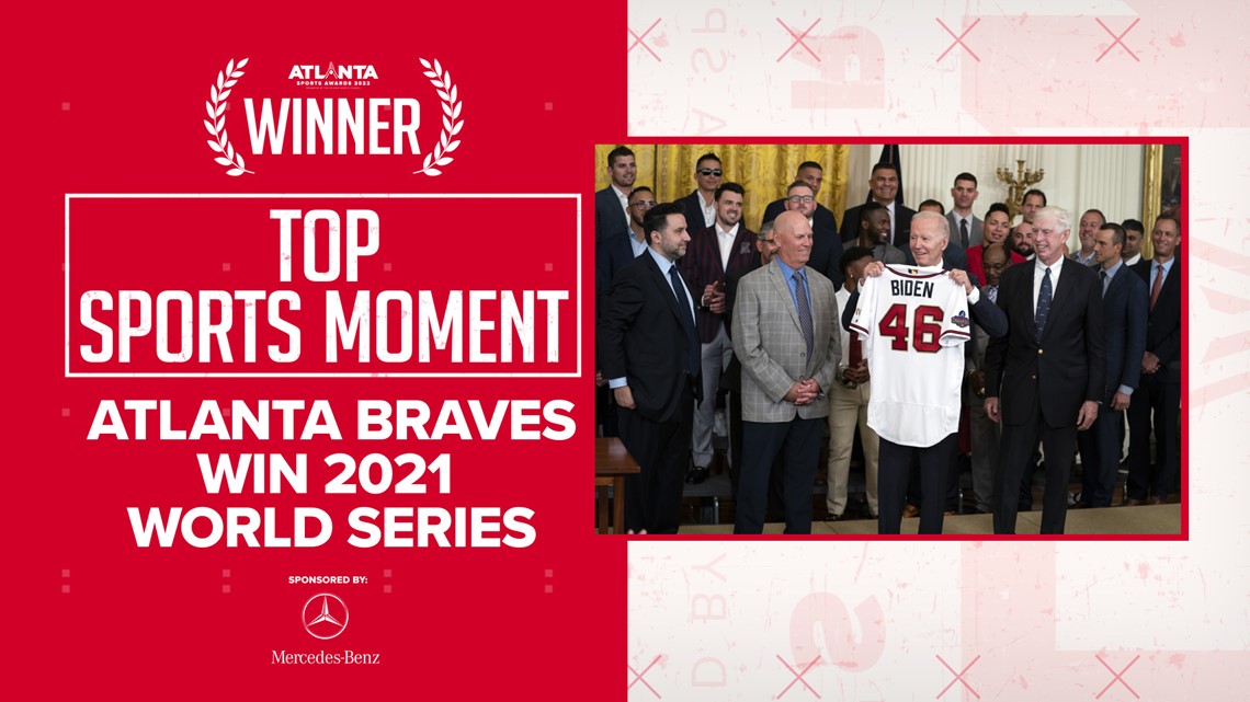 Charlotte Bronte Lilla princip Atlanta Braves Moment of the Year | 2022 Atlanta Sports Awards | 11alive.com