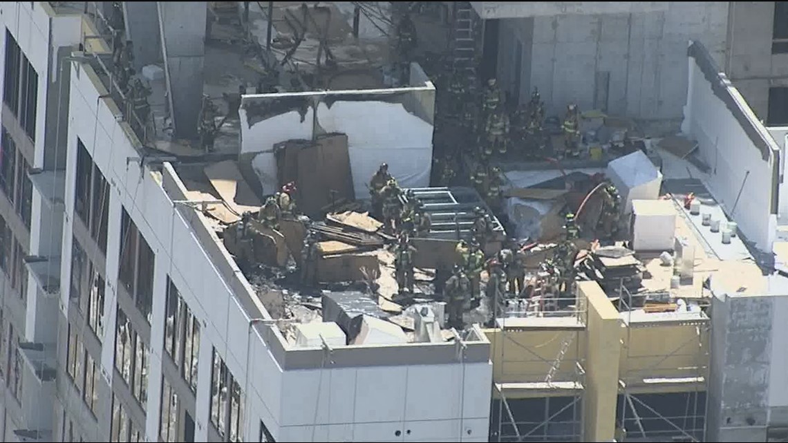 Fire downtown Atlanta today at high-rise building | 11alive.com