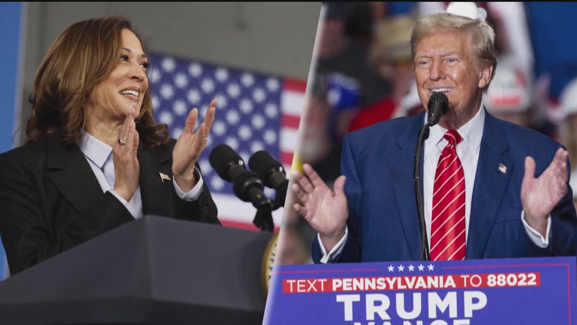 Harris is focusing on North Carolina while Trump is heading to Arizona.