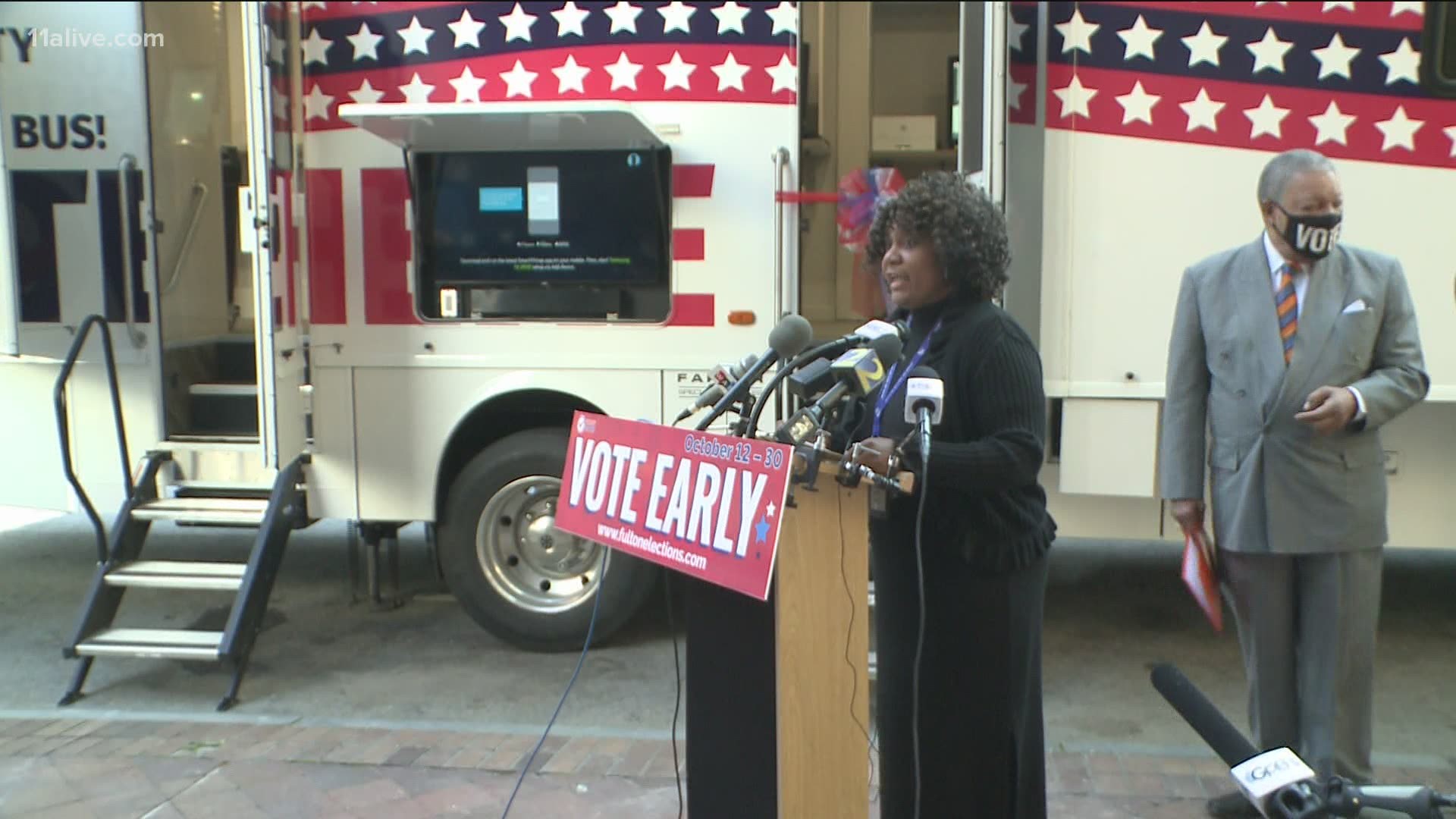 Fulton Co., Ga. launches early voting plan, mobile voting unit