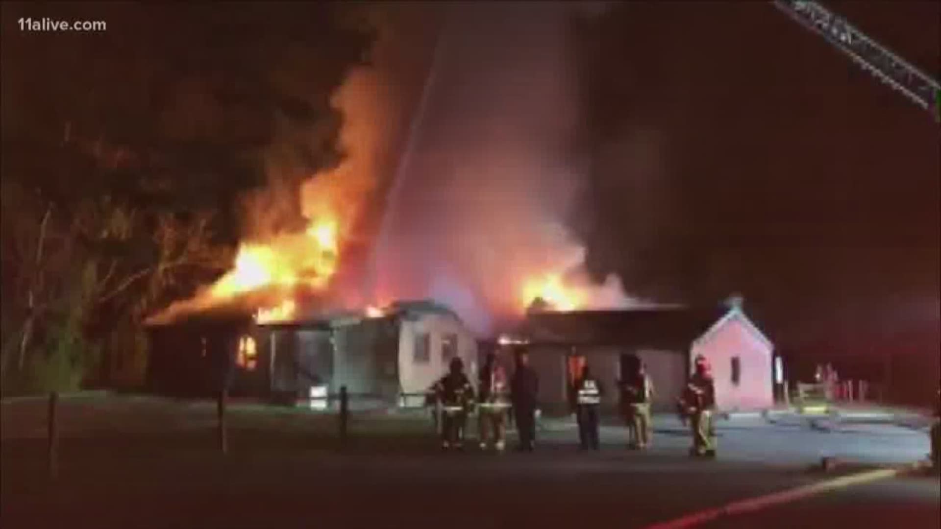 DeKalb fire officials said they were called to the scene around 3:30 a.m. to fight the fire at American Legion 207 off Pine Valley Road.