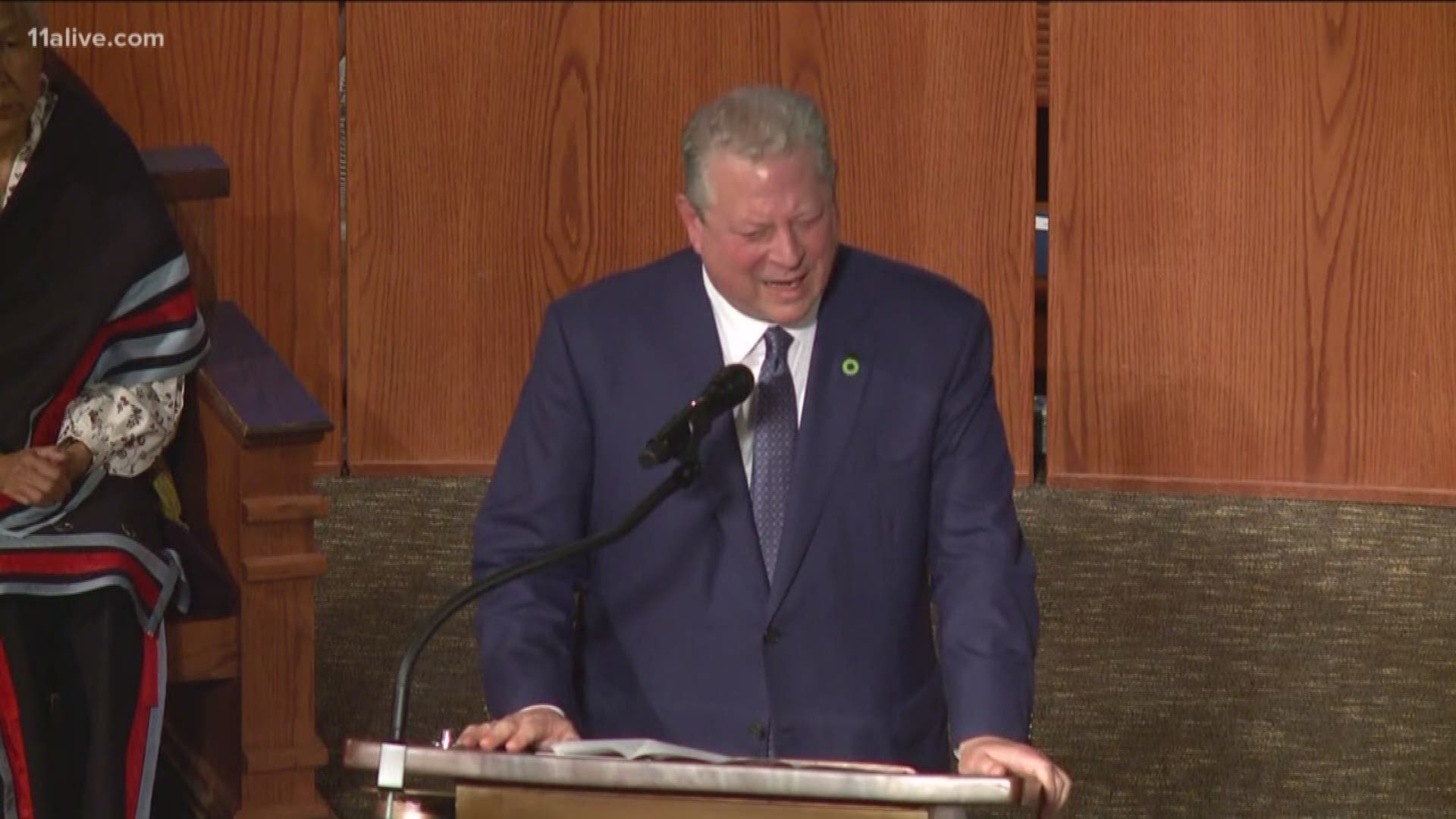 Faith leaders at Ebenezer Baptist Church are partnering with former Vice President Al Gore to take on climate change.