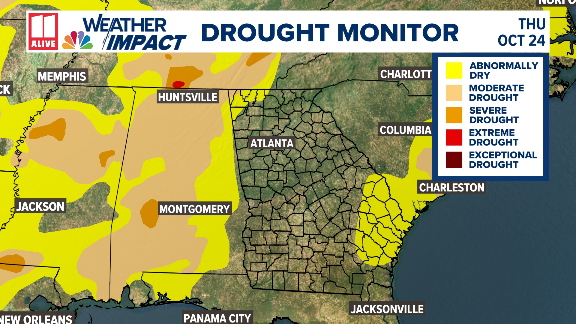 Drought conditions in metro Atlanta | October 24 | 11alive.com