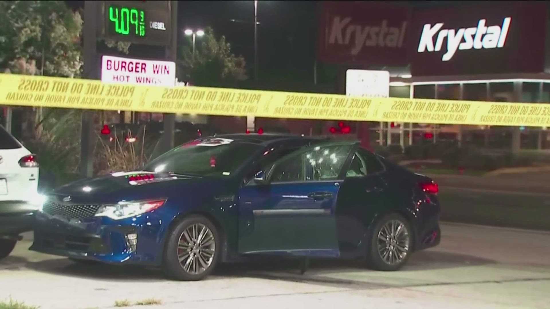 Atlanta Police Department said officers were dispatched around 11:30 p.m. on August 8 to 403 Moreland Avenue. According to Google Maps, that's a Cook Out restaurant.