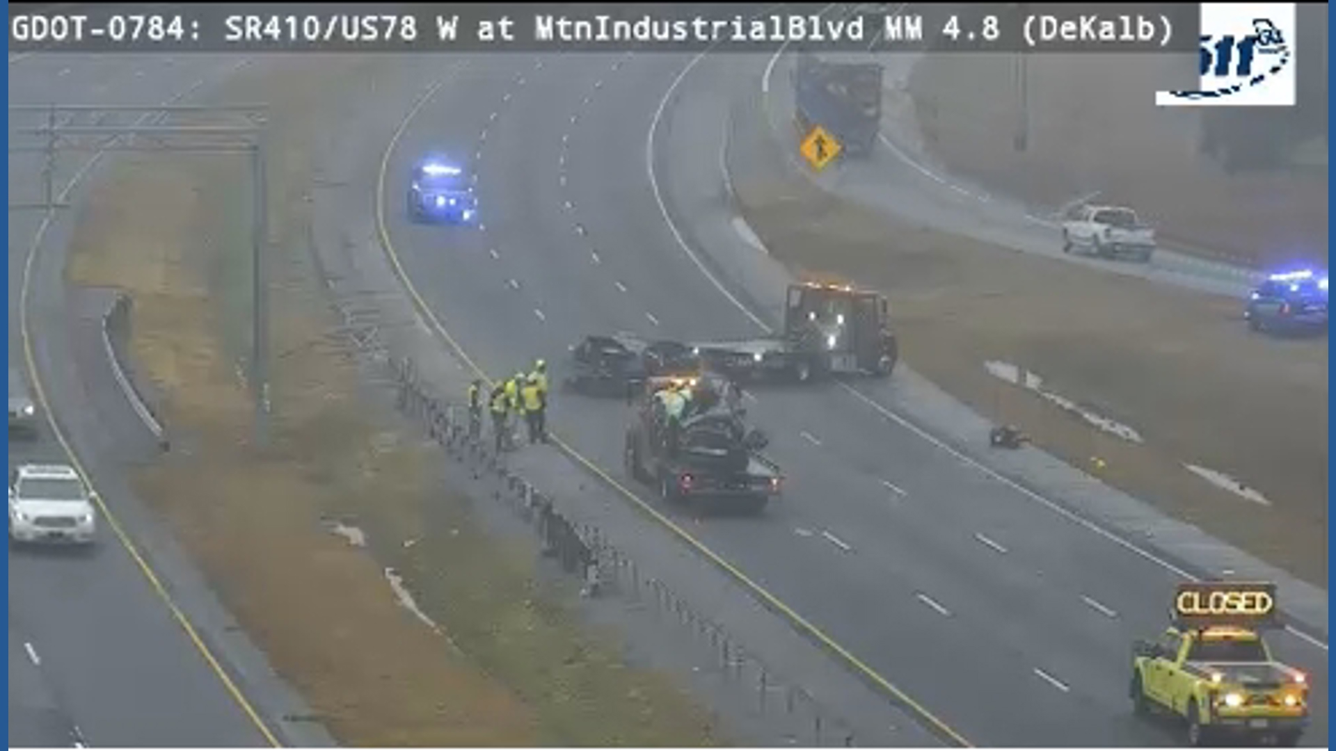Person dies in crash on busy stretch of Dekalb County highway | 11alive.com