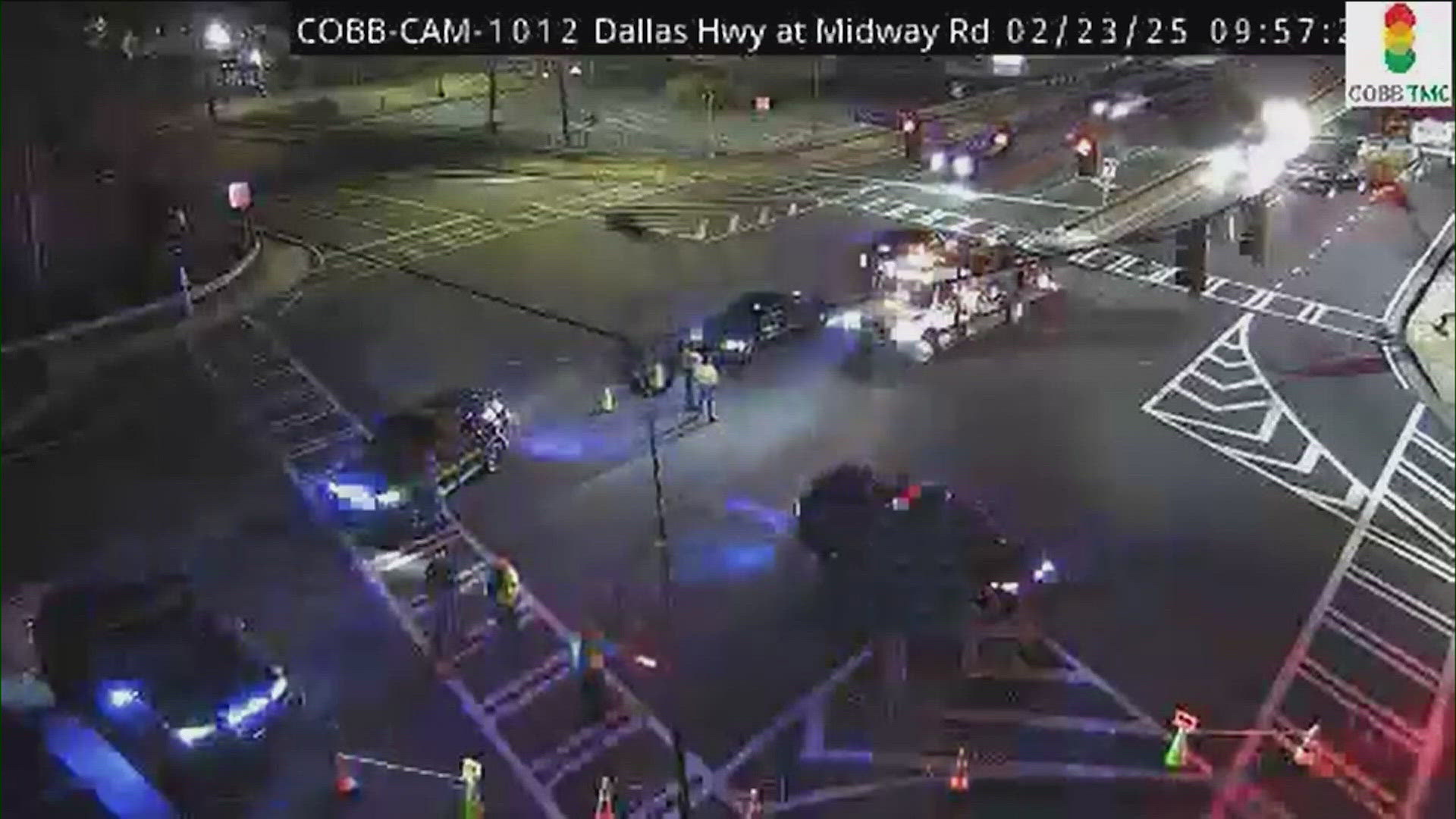 It happened around 7:30 p.m. Sunday night.