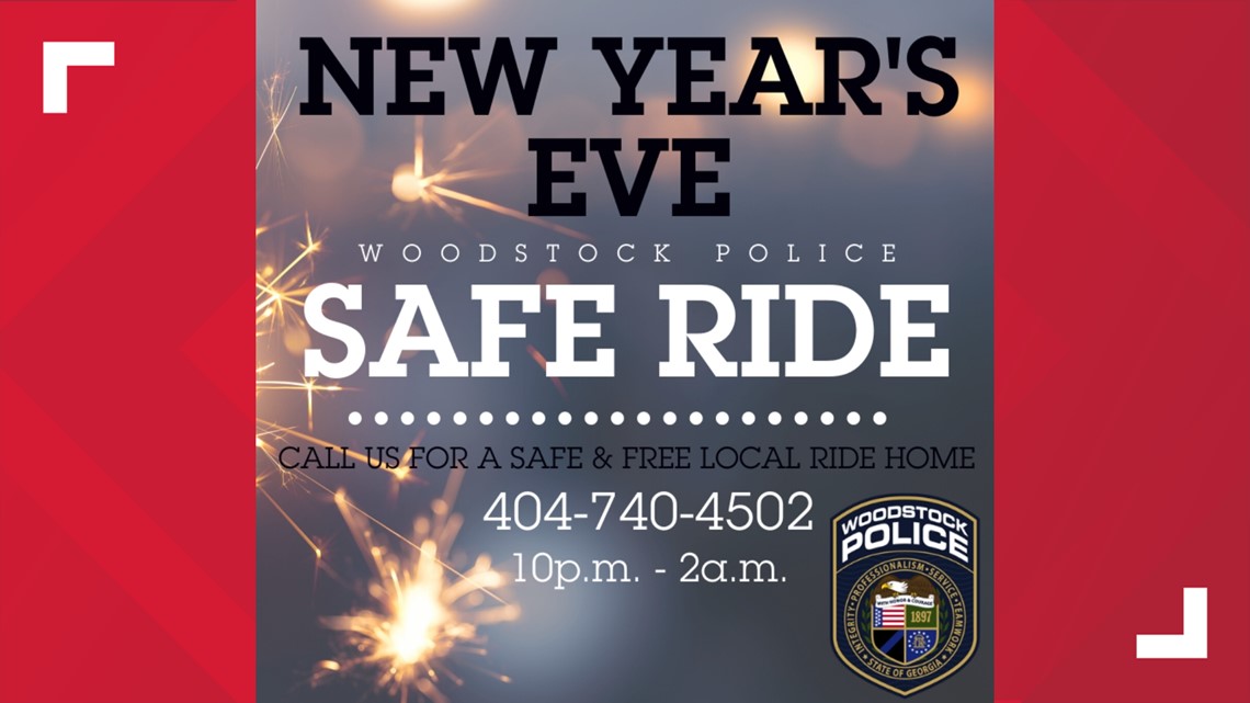 New Year's Eve | Woodstock Police Department Operation Safe Ride - Vimarsana News