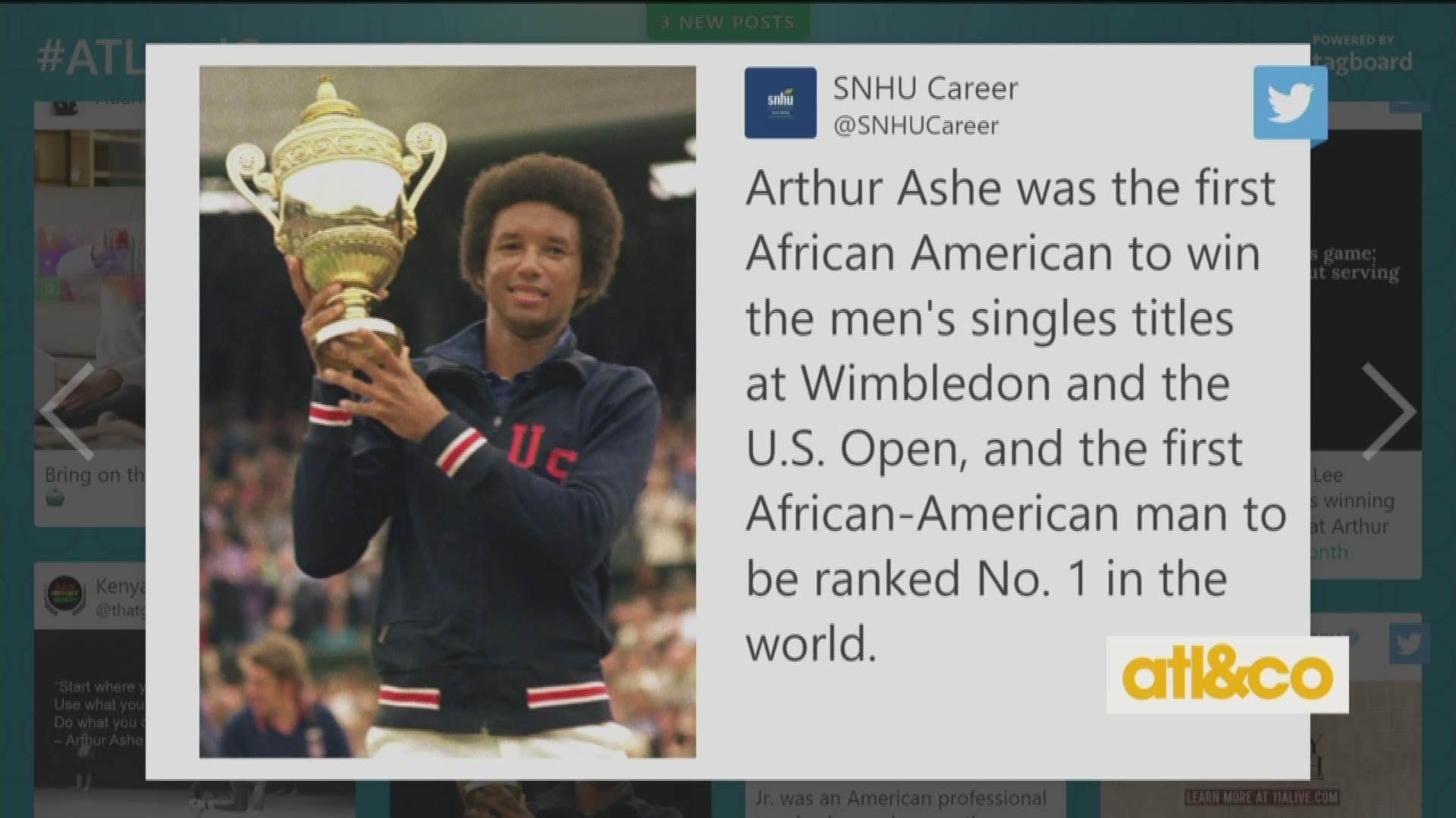 A look back at tennis great Arthur Ashe on 'Atlanta & Company'