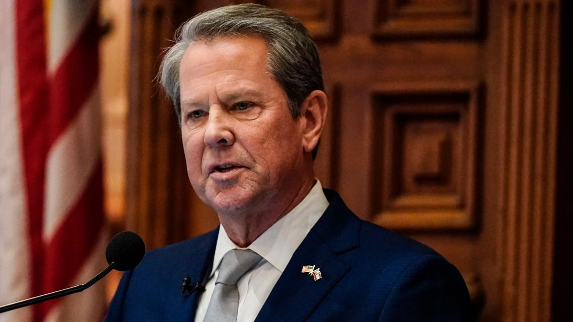 Gov. Kemp state of emergency winter storm, snow in