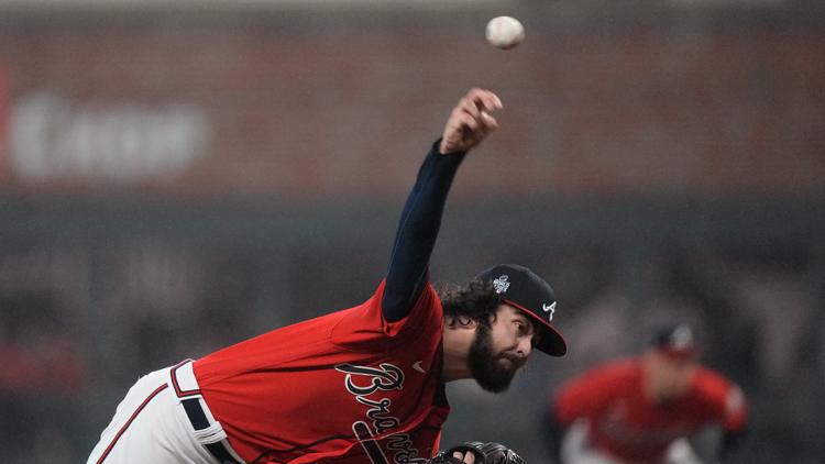 World Series: Ian Anderson's 5 no-hit innings spark Braves' Game 3 win –  Orange County Register