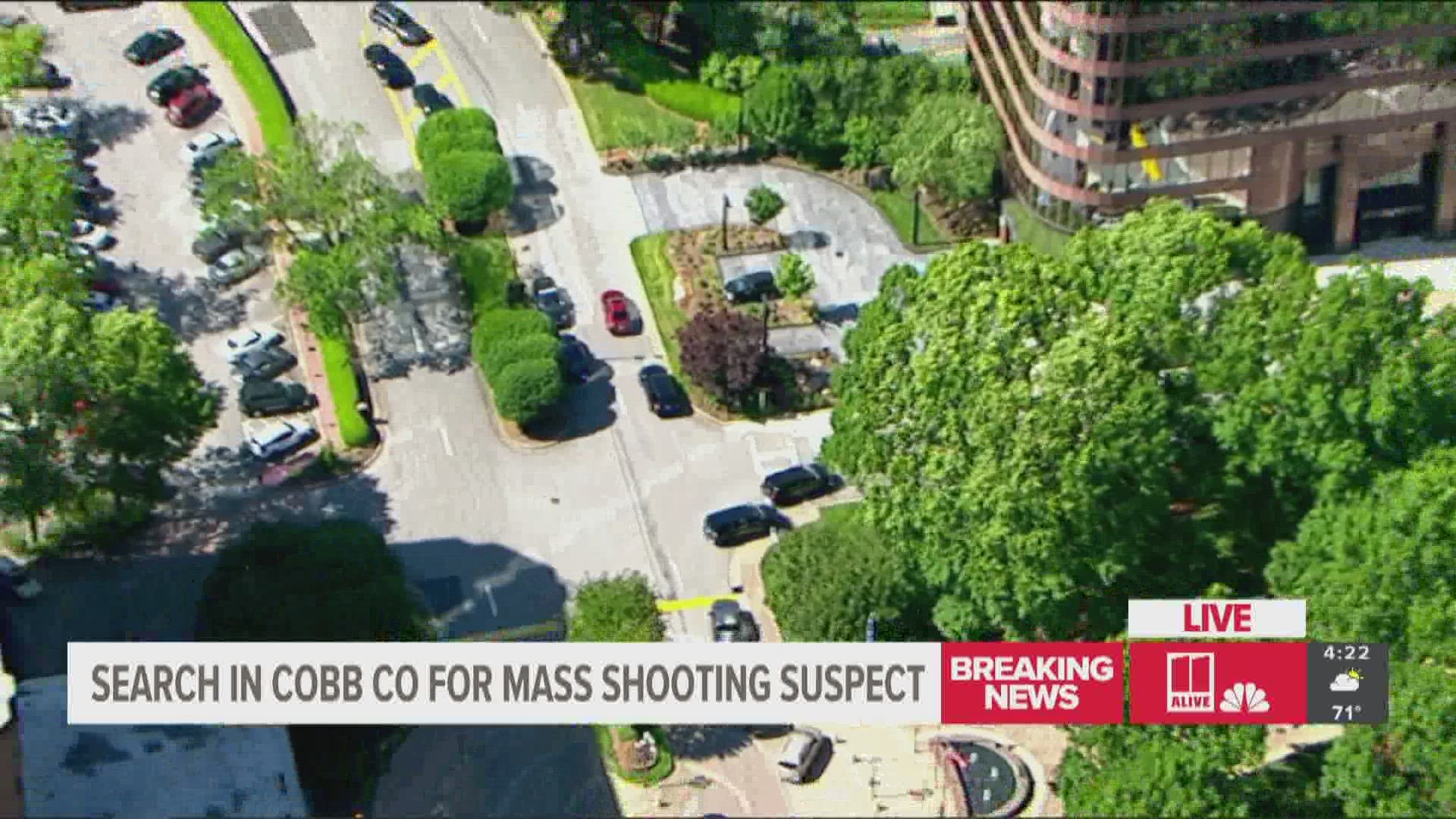 Atlanta Police and other law enforcement responded to an active shooter call in Midtown on Wednesday, May 3 where several people were hurt.