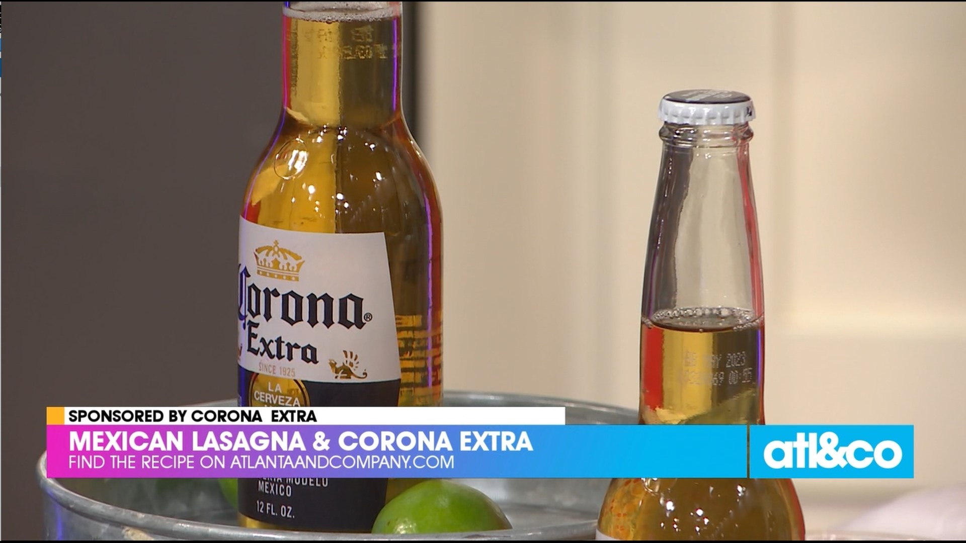 Chef Mali Wilson whips up a delicious Mexican Lasagna for Cinco de Mayo and toasts with Corona Extra.