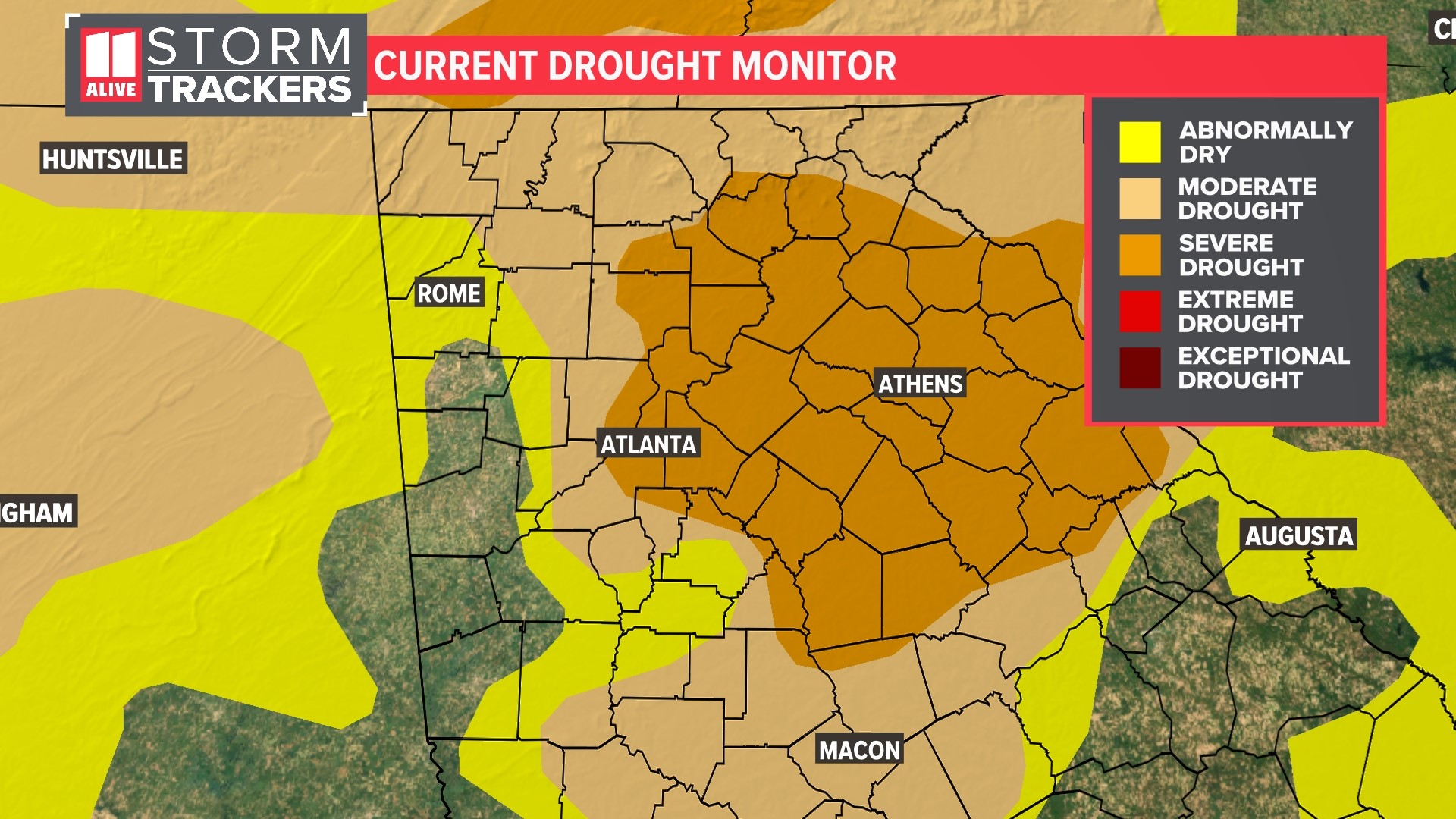Severe Drought expands into the metro