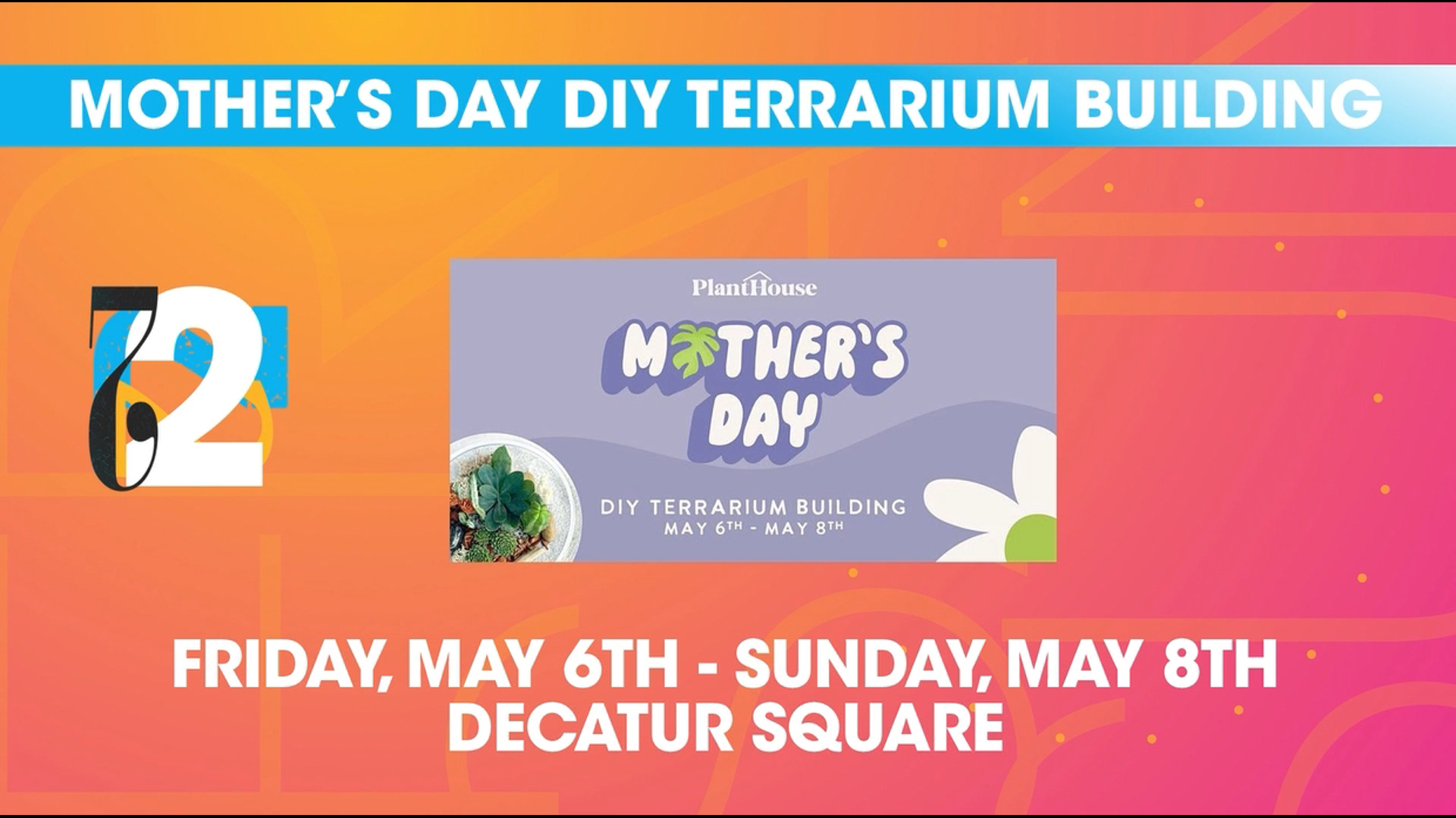 Get out and about this Mother's Day weekend with these top four Atlanta-area events.