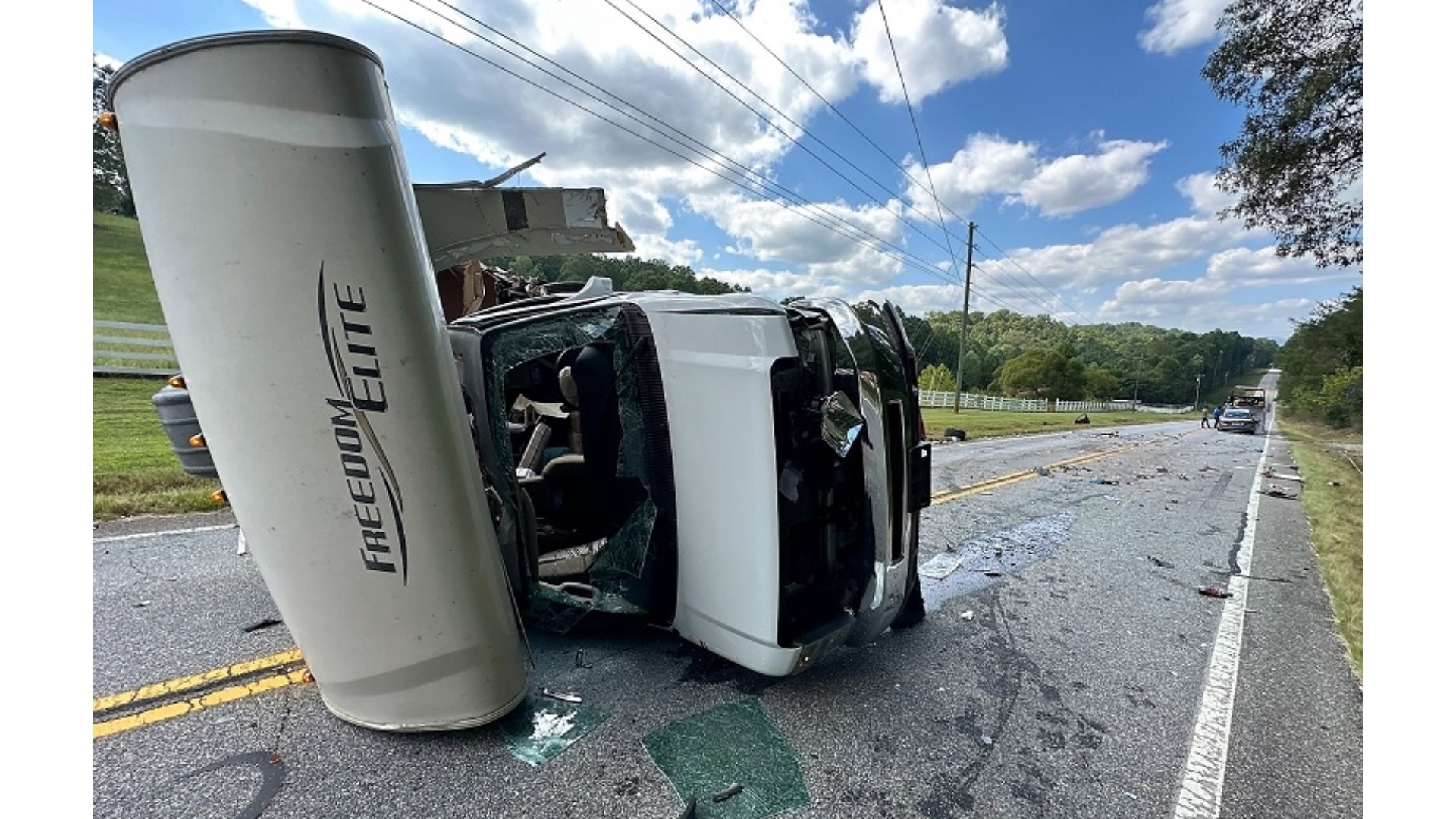 Habersham County camper crash Highway 17