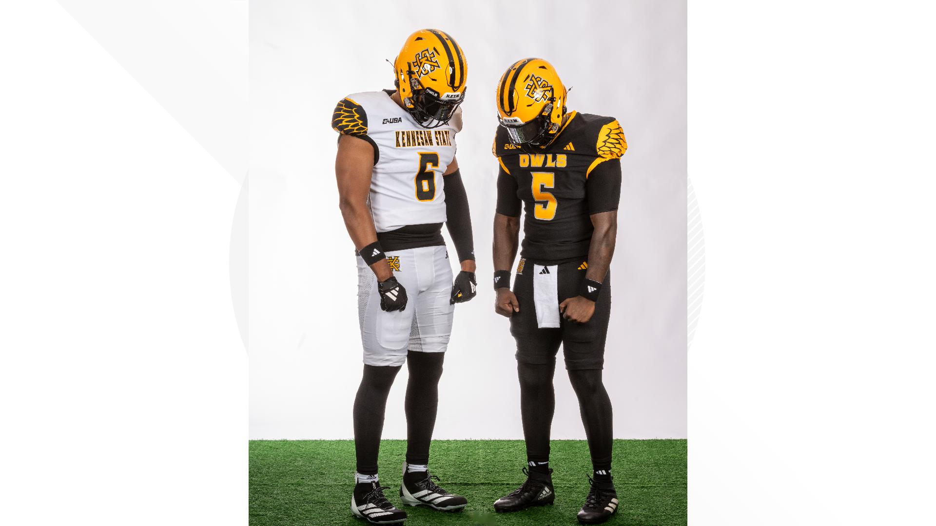 Kennesaw State unveils new football uniform for fall season | 11alive.com