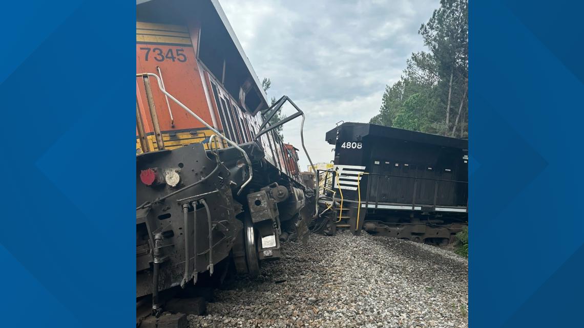 Hall County Sheriff's Office confirmed that the train struck a lowboy tractor-trailer at Old Cornelia Highway at Yonah-Homer Road on Thursday.